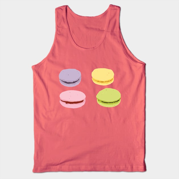 Sweet Macarons Tank Top by SarahTheLuna